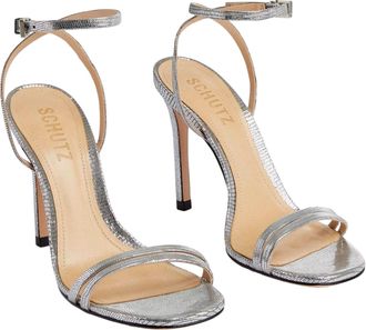 Schutz Schutz AItina Prata Shine Lizard S2069500030005-019 Womens