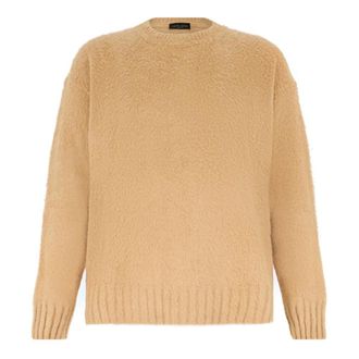 Roberto Collina Crew Neck Jumper - male - Roberto Collina - Round-neck Knitwear - Beige - S - Knitwear