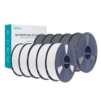 OEM Filamento Pla 3d, 10 Rollos, Peso Neto 1 Kg, Temperatura De Impresi&oacute;n 200-210 &deg;c