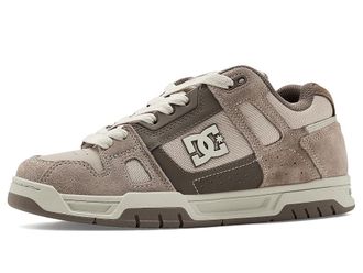 DC Stag Mens Skate Shoes Tan/Brown/Cream : 10.5 D - Medium, Leather/Suede