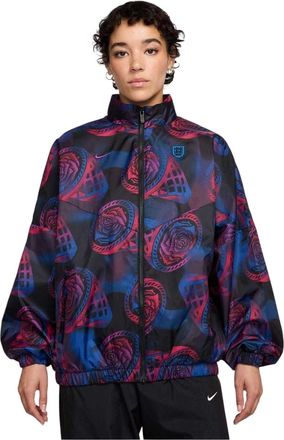 Nike Essential England Windrunner-jas voor dames (Zwart)