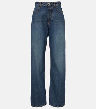 Alaia Alaïa Low-rise straight jeans