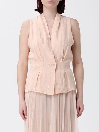 Forte_Forte Viscose Blend Sleeveless Top With Lurex