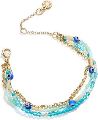 BaubleBar Mariana Layered Beaded Bracelet in Turquoise at Nordstrom