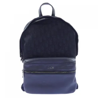 Dior Navy Nylon Backpack (Pre-Owned)