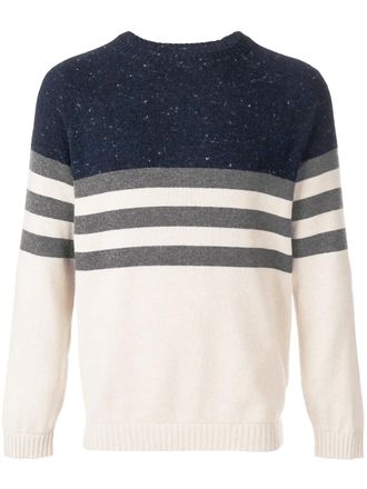Brunello Cucinelli striped jumper - Neutrals
