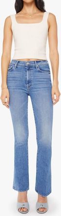 Mother High Waisted Weekender Skimp Jeans In Swing And Miss