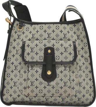 Louis Vuitton Mary Kate Blue Canvas Shoulder Bag (Pre-Owned)