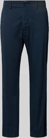 Drykorn Drykorn Straight Fit Stoffhose mit Eingrifftaschen Modell Ajend in Marine, Gr&ouml;&szlig;e 30/32