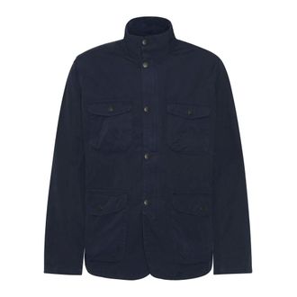 Barbour Light Jackets, male, Blue, Size: XL Ogston Casual Jacket