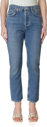 A Gold E Riley High Rise Straight Jeans In Collective