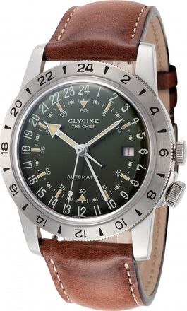 Glycine GL0305 Mens Airman Watch - Silver - One Size