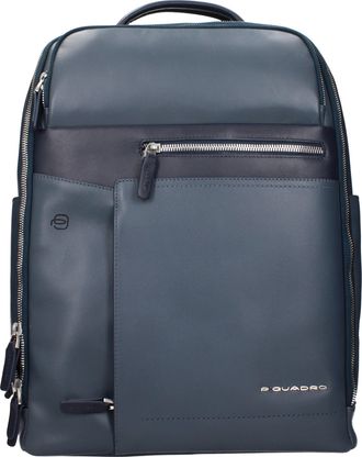 Piquadro Herrens Rucks&auml;cke und Beutel aus blauem Leder