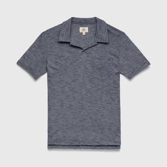 Surfside Supply Co. Johnny Collar Polo in Navy Blazer at Nordstrom, Size Xx-Large