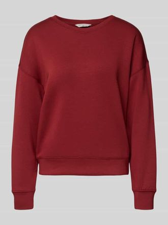 Moss Copenhagen Sweatshirt aus Viskose-Mix Modell Ima in Dunkelrot, Größe L/XL