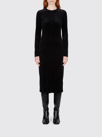 Thom Krom Long-Sleeved Slim Fit Cotton Blend Midi Sheath Dress