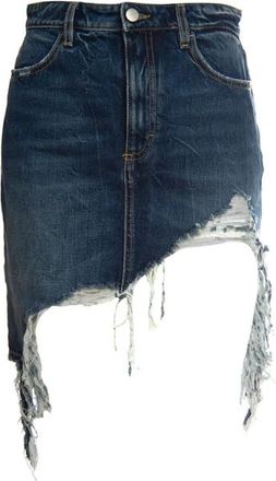 Icon Denim Los Angeles Denim Rok - Dames - Spijkerrokken - Blauw - W26 - Denim - Rokken