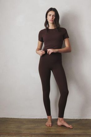 H&M Sports leggings with softmove in Brown at Nordstrom, Size X-Small