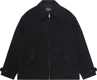 Comme Des Gar&ccedil;ons Gewatteerde Wol Gevoerde Jas - Heren - Zomerjassen - Zwart - L - Wol - Jassen