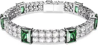 Swarovski Matrix Tennis Armband - unisex - Armbanden - Grijs - ONE Size - Accessoires