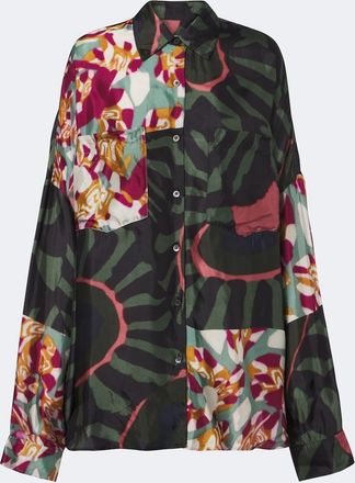 Dries Van Noten Printed twill shirt