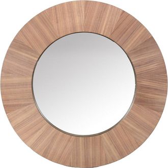Safavieh Couture Netta Round Wood Mirror