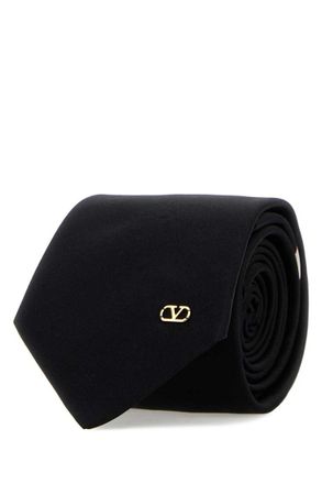 Valentino Garavani Black Solid Tie