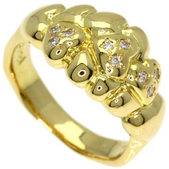 Saint Laurent Yellow Gold (18K) Band Ring (Pre-Owned)