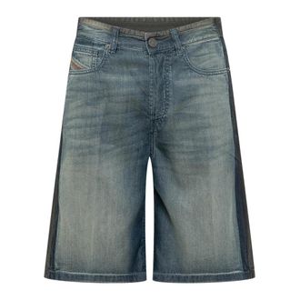 Diesel De-Sire Short S - Dames - Denim shorts - Blauw - W25 - Katoen - Korte Broeken