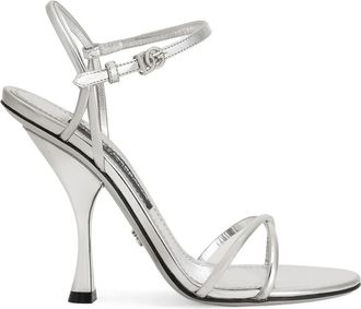 Dolce & Gabbana 105mm Keira 2.0 sandals - Silver
