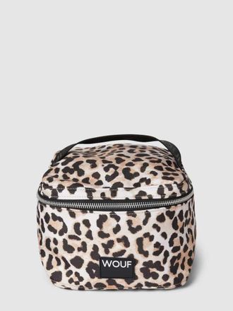 Wouf Kosmetiktasche mit Animal-Print Modell Cleo in Sand, Gr&ouml;&szlig;e 1