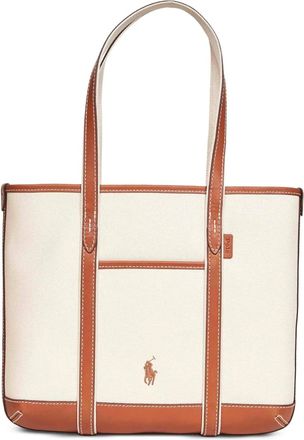 Polo Ralph Lauren Shopper met geborduurd logo - Beige