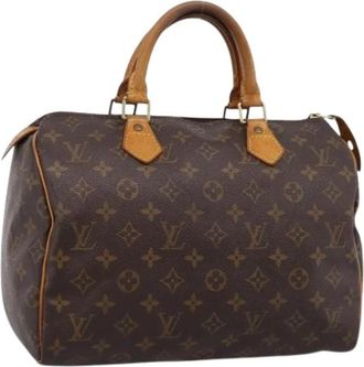 Louis Vuitton Pre-owned Speedy 30 Hand Bag - Dames - Vintage Handtas - Bruin - ONE Size - Leer - Vintage