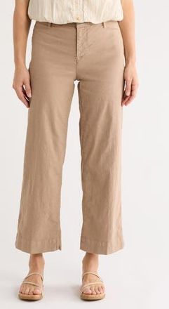 Frank & Eileen Wexford Wide Leg Pants in Tiramasu at Nordstrom Rack, Size 4
