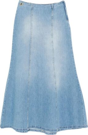 Lois Jeans Wilson Logo-patch Denim Maxi Skirt