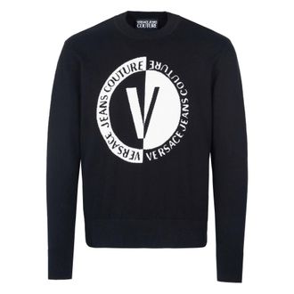 Versace Jeans Couture Jassen - Heren - Truien - Zwart - Maat: L Katoen
