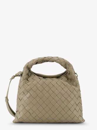 Bottega Veneta Borsa a tracolla Mini Hop in pelle con motivo Intrecciato - BOTTEGA VENETA - gender_Woman