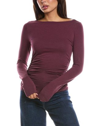 Rag & Bone Lucy Off-The-Shoulder Ruched Top