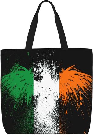 Generic Women Handbag Ireland Irish Flag Women Tote Bag Lightweight Large Capacity Crossbody Bags, For Christmas, Wedding, Work, Daily, Holiday