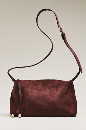 Maeve Faux-Suede Slouchy Shoulder Bag