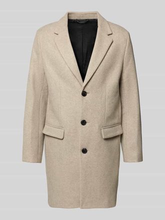 Lindbergh Lindbergh Mantel mit Reverskragen in Sand, Gr&ouml;&szlig;e XXL