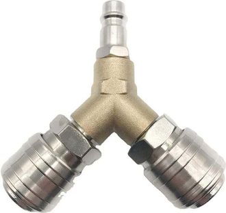 OEM [mai Usato]distributore Di Aria Compressa, Raccordo Per Aria Compressa, Interruttore Per Aria Compressa Con Due Raccordi Filettati Da 1/4 Di Pollice, 