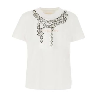 Givenchy Dames, Tops, Wit, Maat: M Katoen