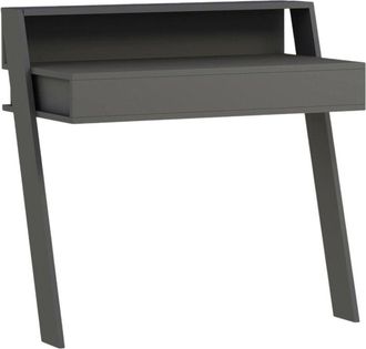 Dmora Escritorio Callirrhoe, 1 Caj&oacute;n, 50x94x91h Cm Negro Antracita