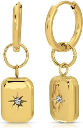 Kozakh Illion Drop Hoop Earrings in Gold at Nordstrom