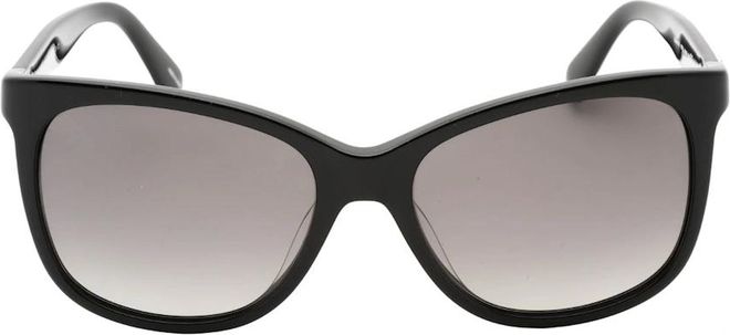 Womens Kate Spade Danalyn Grey SF PZ Lens Black Sunglasses - Size: ONE size