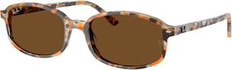 Ray-Ban RB2232F Asian Fit Polarized 135757 Mens Sunglasses Tortoiseshell Size 54