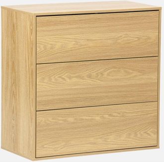 Sweeek Sweeek - Modulo di stoccaggio decorativo in legno 3 cassetti