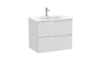 Roca Mueble 700mm Aleyda 2 Cajones + Lavabo Gris Piedra