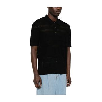 Dries Van Noten Round-neck Knitwear, male, Black, Size: L Sweater